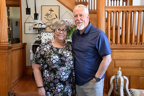 Ed and Denise Winton are the 14th owners of the Streeter-Peterson House. They have been renovating their home since they bought the house in March 2022.