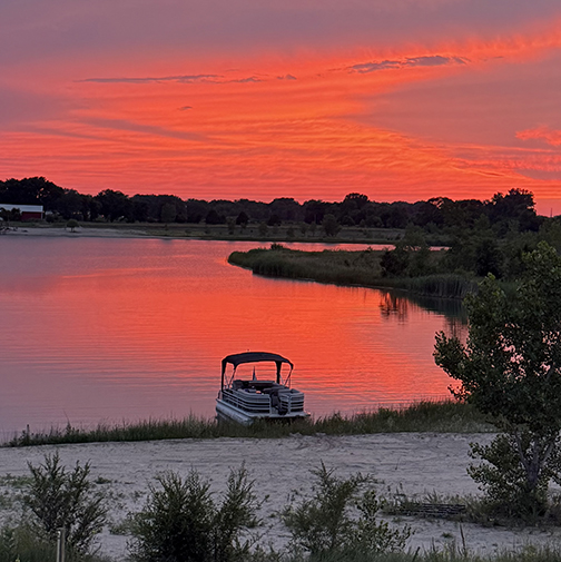 Simmons sunset photo