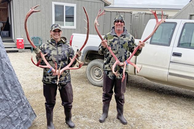 Megan and Clint Ohlson successfully completed their very own unguided caribou hunt in Alaska at the end of last month.