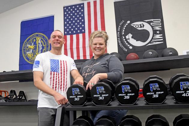 Garrett and Vicki Hill showcase the new facilities at FUeL, which stands for Function Under exertion Lab. The new facility is located at 207 S 16th St., Suite B. 