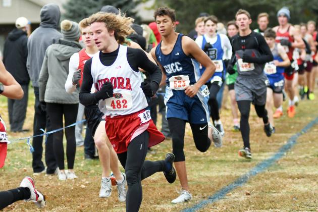 Dylan Riley finished 9th for the Huskies at the Class C state cross country meet in Kearney Friday. It marks Riley’s second state medal, finishing 5th in 2019. 