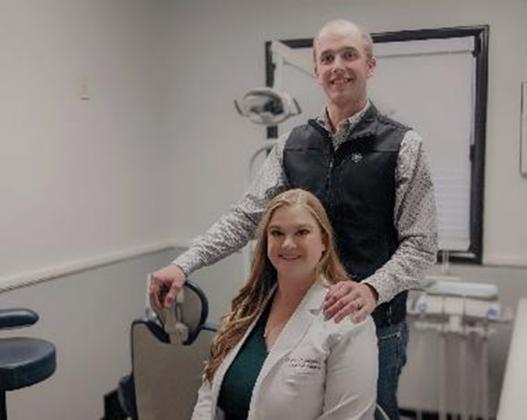 Dr. Chancy Hanquist purchased the Aurora Dental Clinic in October and renamed it Aurora Family Dental. She and her husband, Jonathon, are both High Plains graduates.