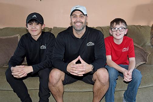 Christopher Cabello, shown here with son Zandon Cabello, left, and Kyler White, launched Chris & Sons Exterior Painting & More last October and is excited to offer painting, window and gutter cleaning services to Hamilton County and beyond.