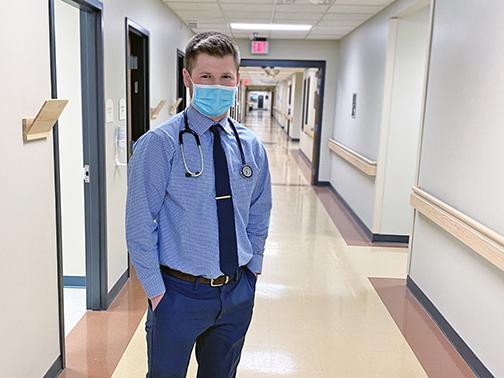 Courtesy photo // Aurora native and medical student Drew Thompson has returned to his hometown, and MCHI, to complete one of his required rotations of med school year three.