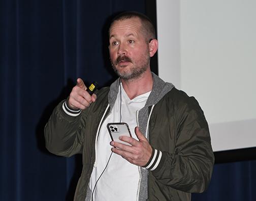 Corbin Allred told Aurora parents during a mental health program last week that once a teenager has access to social media he believes parents are no longer the most influential person in their life.