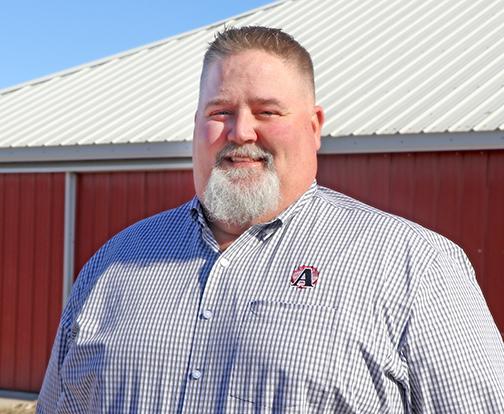 Chris Decker, an 18-year employee at the Aurora Cooperative, was named this week as the company's new president and CEO.