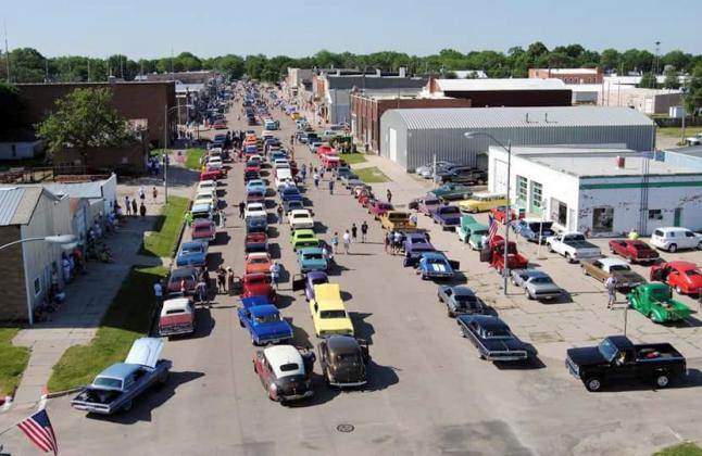 This image from a previous Nebraska Rod and Custom Association 600-mile road tour offers a sample of what local residents will see pass through town this Saturday on Highway 34.