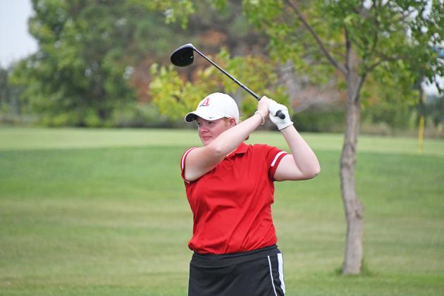 Aurora senior Grace Ziegler earned a medal in the season opener at Seward, finishing 15th with a round of 99.
