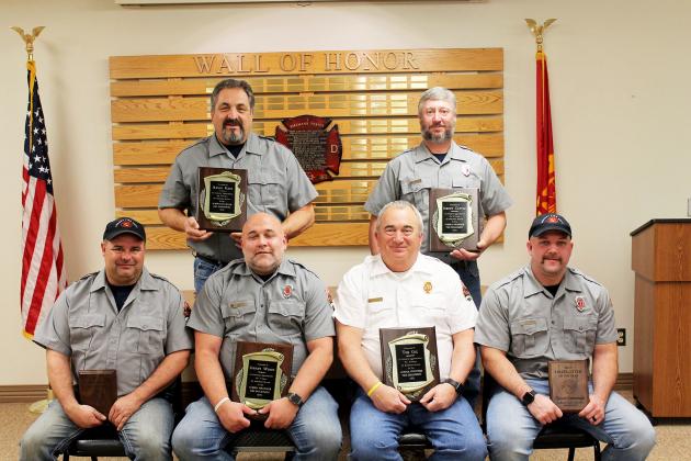 Members of the Aurora Fire Department gathered to celebrate their own Dec. 13.