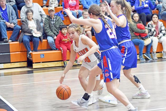 Giltner’s Addison Wilson made a pair of three-pointers in the final minute of the game as High Plains held on to win by a single point, 36-35 Friday night.