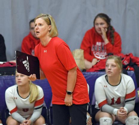 Lois Hixson is retiring as Aurora's volleyball coach after 16 successful seasons at the helm. 
