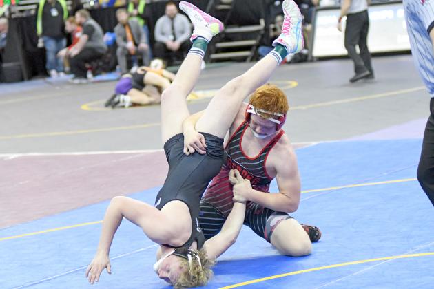 Brekyn Papineau made the semifinals for a third straight season, but wound up finishing fourth in his final high school wrestling event. 