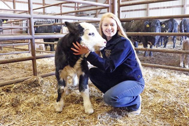 Kirsten Jensen, Aurora’s first-ever junior FFA chapter president, spoke in depth about her passion for cattle leading her toward the opportunity of leadership. 