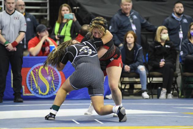 Tiffany Senff won two matches Friday afternoon to punch a ticket to the semifinals. 