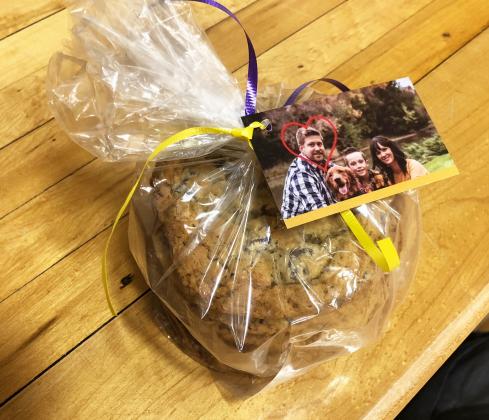 Hampton native Jodi (Rehrs) Jefferson baked special cookies for the Kyle Ediger Scholarship fundraiser, boosting the donation total by more than $5,000.
