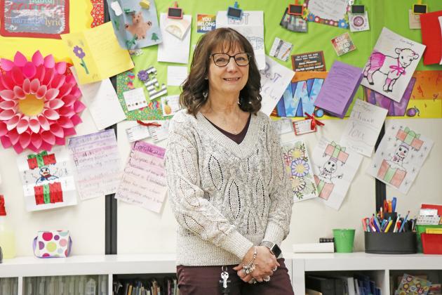 Pam Emahizer will welcome retirement after 36 years in education. She is set to be replaced after this school year by one of her former fourth grade students, Ashley (Pachta) Gustafson.