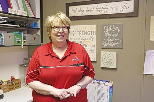 High Plains Community Schools speech pathologist Karol Bankson is ready to hang up her hat after 26 years in the educational realm.