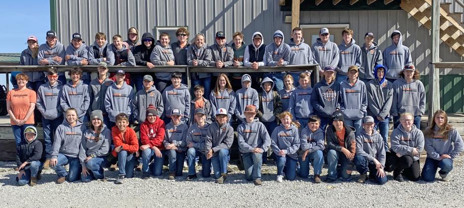 Members of the 2022 Crooked Creek Trap Team are from Aurora, Giltner, Heartland, High Plains and McCool Junction. The team had 52 members this year.