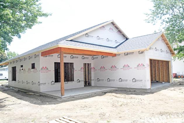 Hampton Housing Solutions is building this three-bedroom home on 4th Street, utilizing a Rural Workforce Housing Grant awarded to Hamilton County in 2021.