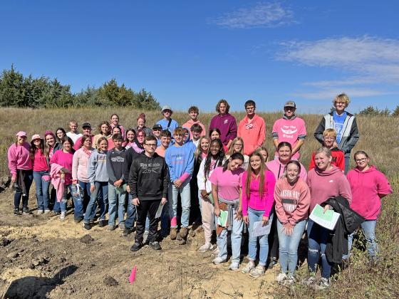Hampton High School brought a large team of competitors to the district land judging competition, where the Hawks earned the right to compete at this week’s state land judging event in Scottsbluff.