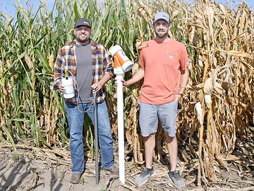 Andrew Willlis, left, and Dillan Olson, who have worked together for years as owners of their own businesses, have launched a new, joint venture called VIGR Crop Performance.