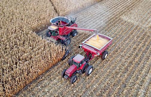The corn harvest in Hamilton County was a mixed bag. Yields ranged from around 200 to 280 bushels per acre depending on where fields were located. 
