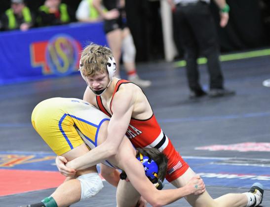 Karsten Hohm lost in the heartbreak round Friday, falling a match short of a medal. 