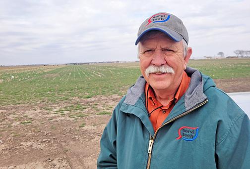 Certified Agronomist Orvin Bontrager of Aurora has more than 45 years of experience helping farmers grow crops. He said Hamilton County is well-suited for growing seed corn. 