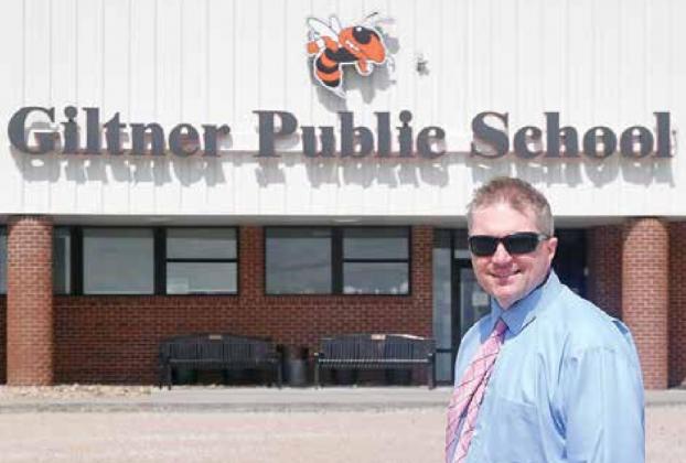 Nick Mumm assumed the new role of Giltner Superintendent as of July 1 and is ready to hit the ground running for the upcoming school year. News-Register/Richard Rhoden