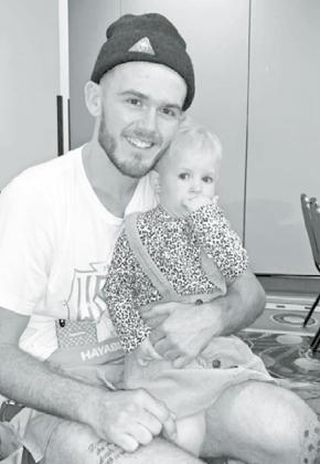 Tanner Wonch and his daughter, Paizlee, enjoy plenty of father-daughter time away from the gym. Courtesy Photo