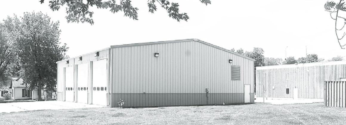 The Aurora City Council approved a bid of $651,021 from Herk’s Welding last week to expand the fire department building shown here to the north, making room for apparatus storage and four bedrooms to accommodate EMS staff. News-Register/Kurt Johnson
