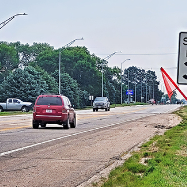 This new speed limit sign went up last week near the turnoff from Highway 34 into the new Streeter Subdivision on the west side of Aurora. 