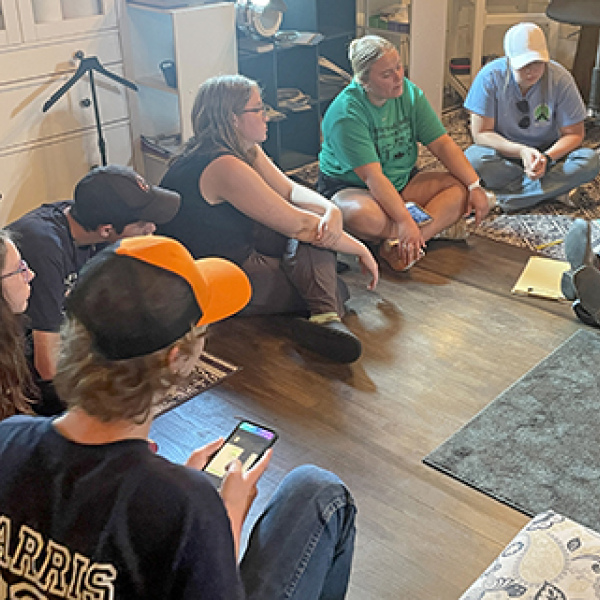On Thursday, July 9, students in the Pathway to Independence pilot program went to Small Town Apparel in Aurora where they worked together to create a t-shirt design for the program.