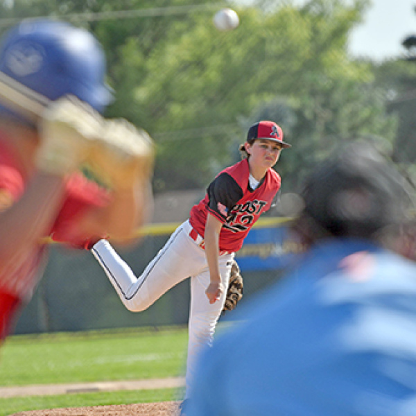 Aurora’s Kyson Phillips tossed six innings in a 5-3 win over Doniphan-Trumbull, allowing two earned runs on nine hits. 