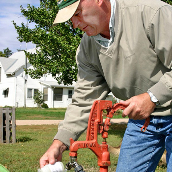 Private well owners will need collect well water samples from hydrants or faucets that are connected to the waterline closest to their well before sending the samples to the Big Upper Blue NRD for testing.