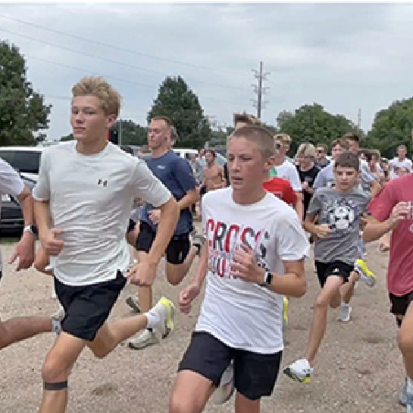 Time trials for Aurora's cross country teams were held on Friday. 
