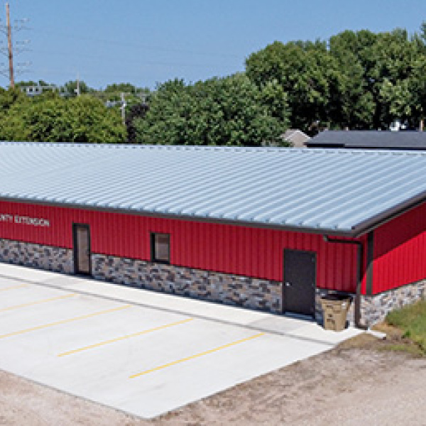 The new Hamilton County Extension building at the fairgrounds is done and ready for move-in.The 5,000 square foot office, meeting and storage space is expected to be fully open for business by mid-September. 