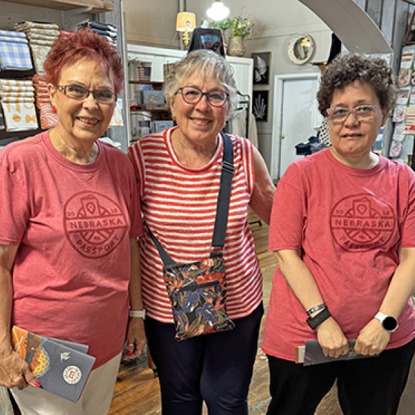 More than 1,000 passporters traveled to Aurora Floral & Homestead Market and Scotty’s Bar in Marquette, which were both featured among the 70 stops in the 2026 Nebraska Passport Program. Pictured are a few passporters who visited Aurora Floral & Homestead Market during the season.