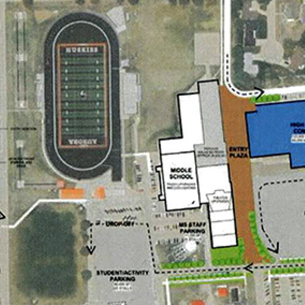 One of the facility plans for Aurora School District 