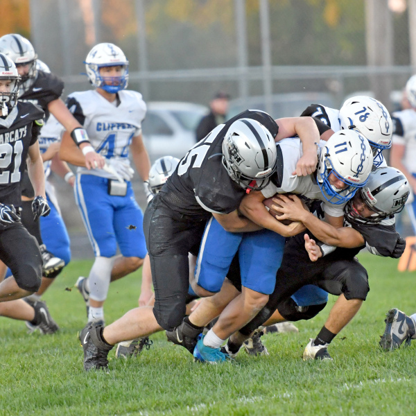 The Bearcat defense slowed down a Malcolm rushing attack but the Clippers still picked up a 42-20 win Friday. 