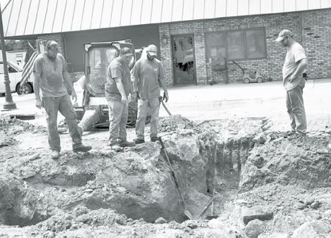 Street under repair