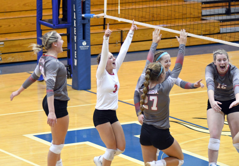 Aurora won the Central Conference tournament Saturday with a two-set win over York in the finals. 