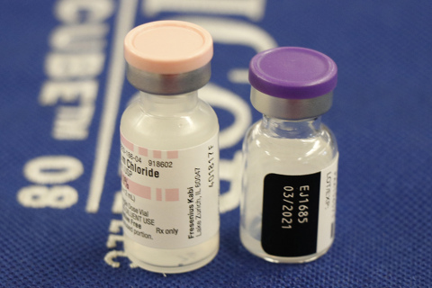 Area teachers were among those given their first dose of the COVID vaccine last week.