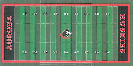 A new field turf scheduled for installation will feature this design, with red letters in solid black end zones, a red border around the field and a new Husky logo in the center of the field.