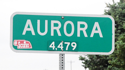 The sign posted on Highway 34 currently shows Aurora’s population at 4,479, though that is dated information. Early 2020 Census data shows that Nebraska grew by 7.4 percent, though city and county totals will not be available until summer.