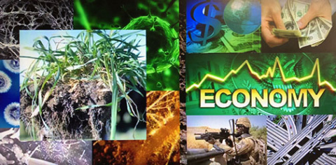 This illustration is part of a Keith Burns webinar which explored and explained the concept or carbonomics.