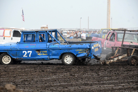 The trailer races were a fan-favorite at the Hamilton County Fair.