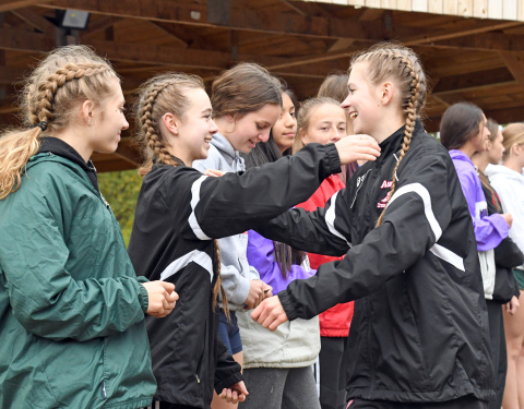 Elena Kuehner was the gold medal winner of the C-4 district race Thursday from Streeter Park. 