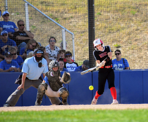 Bennington bested Aurora in two games to win the B-3 district title Friday afternoon. 