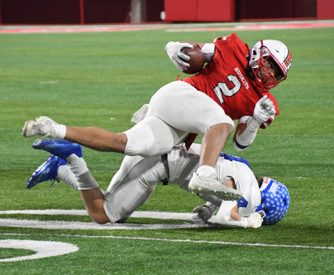 Carlos Collazo had another stellar night on the ground, rushing for 272 yards on 36 carries with a pair of touchdowns in a losing effort.